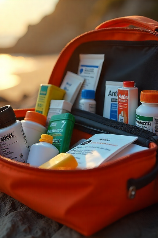 Reiseapotheke und Gesundheit