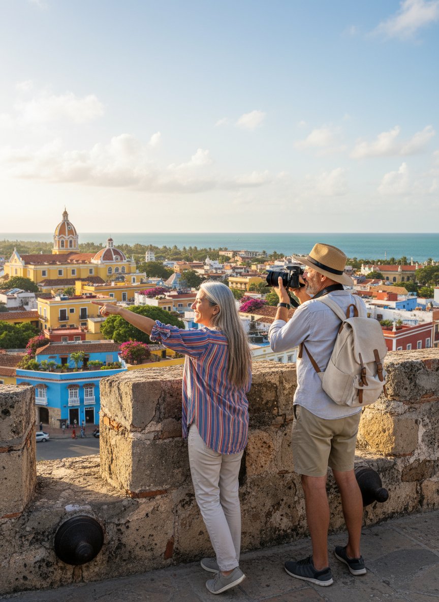 Touristen Cartagena de Indias - Südamerika Rundreise